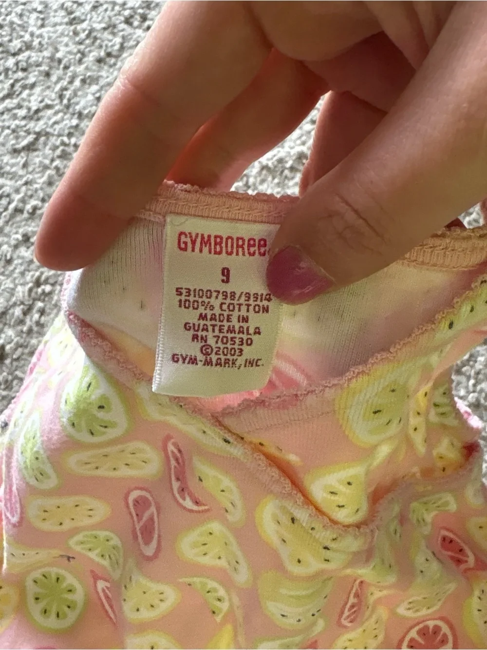 Gymboree soft tank